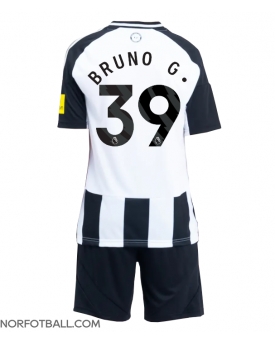 Billige Fotballdrakt Newcastle United Bruno Guimaraes #39 Replika Hjemmedraktsett Barn 2024-25 Kortermet (med bukser)